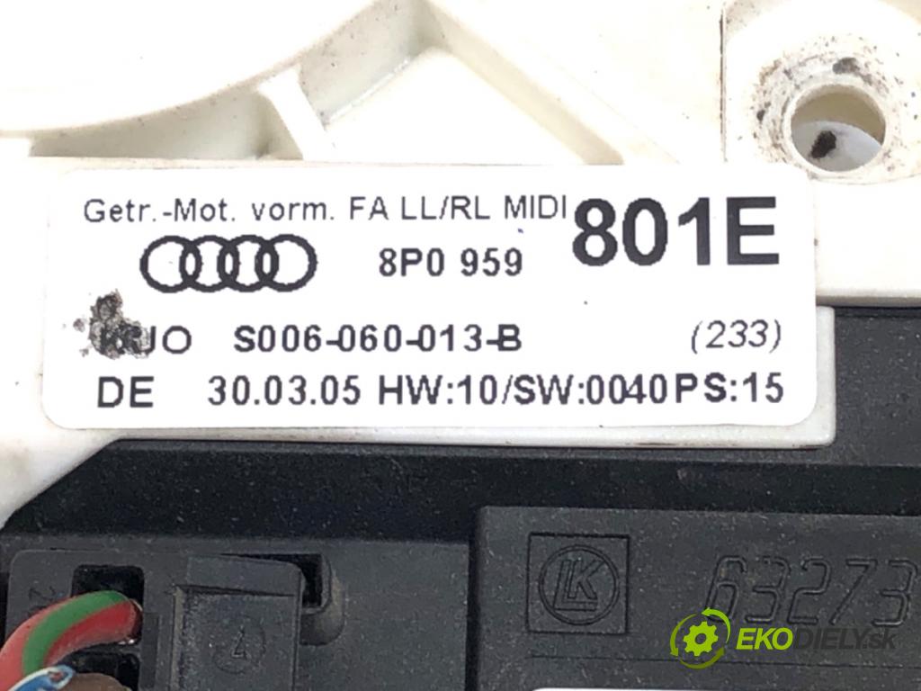AUDI A3 8P liftback 2003 110 kW 2.0 FSI 1984 motor sťahovaní okna levý přední část 8P0959801A