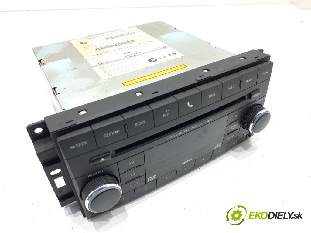 DODGE CALIBER liftback 2010 115 kW 2.0 1998 RADIO 05064955AC (Audio zariadenie)