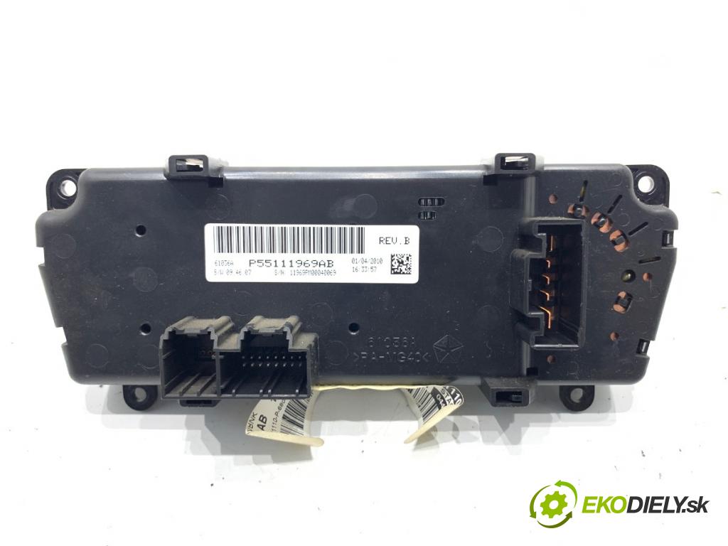 DODGE CALIBER liftback 2010 115 kW 2.0 1998 Panel ovládania kúrenia 55111969AB (Prepínacie páčky pod volantom)