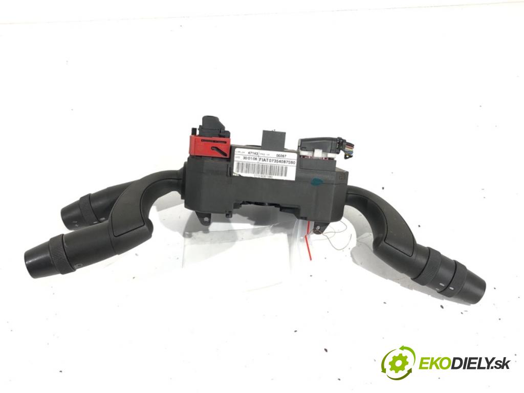 FIAT CROMA Kombi 2005 110 kW 1.9 D Multijet (194AXC1B, 194AXC12) 1910 Prepínač kombinovaný 07354087580 (Prepínacie páčky pod volantom)