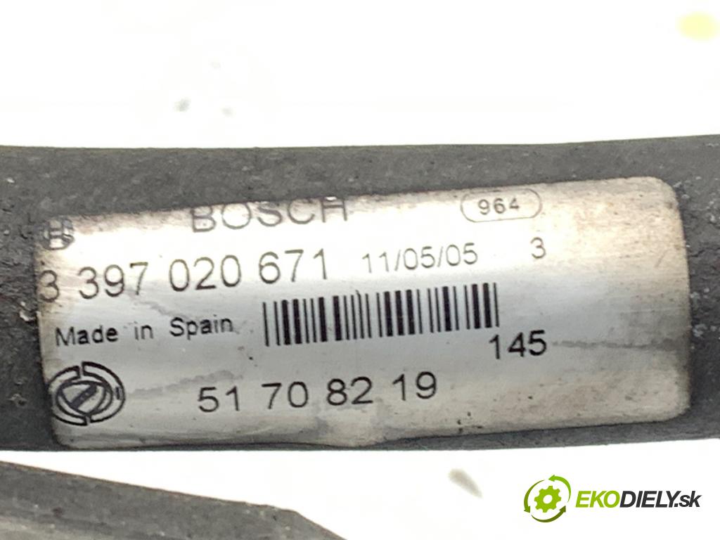 FIAT CROMA Kombi 2005 110 kW 1.9 D Multijet (194AXC1B, 194AXC12) 1910 Mechanizmus stieračov predný 51708219 (Motorček stieračov predný)