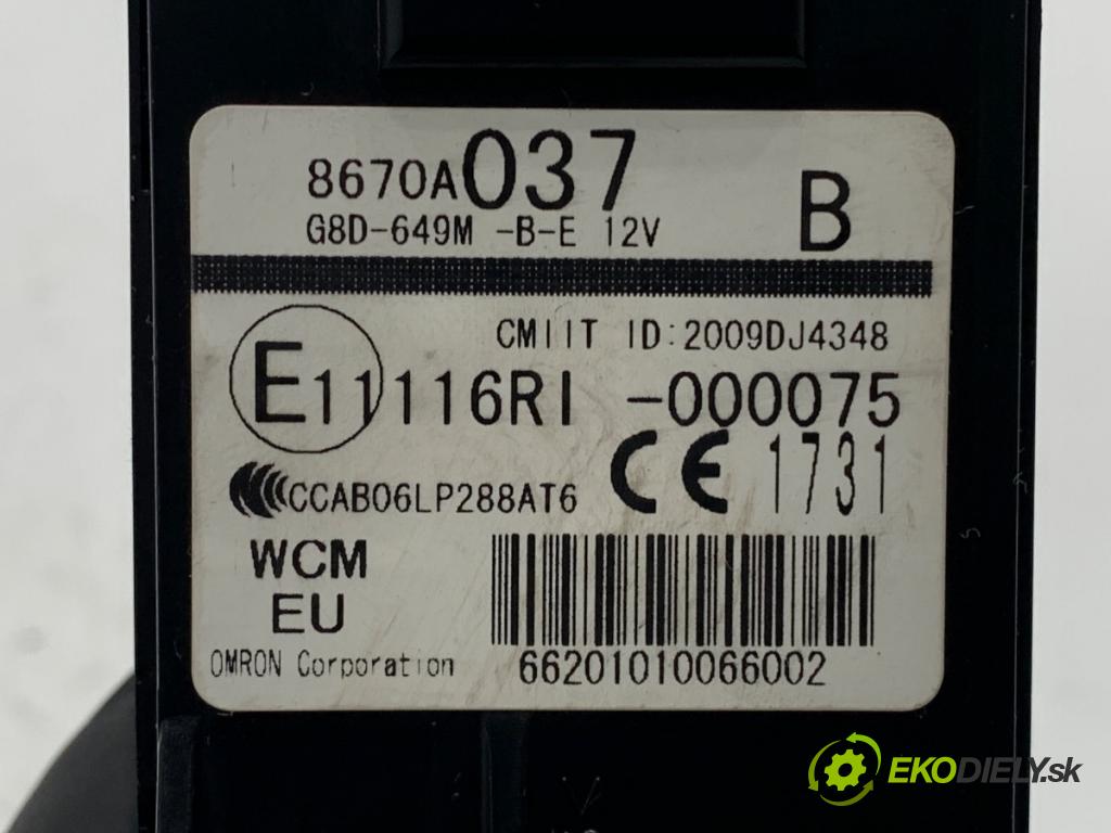 MITSUBISHI LANCER VIII sedan 2011 110 kW 1.8 DI-D (CY9A) 1798 spinačka 8670A037 (Spínacia skrinka)