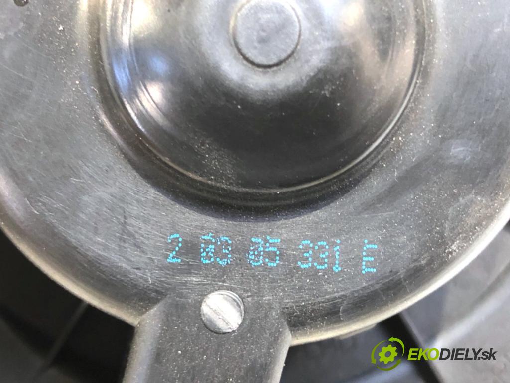 SEAT ALTEA nadwozie wielkoprzestrzenne (MPV) 2005 77 kW 1.9 TDI 1896 ventilátor kúrenia