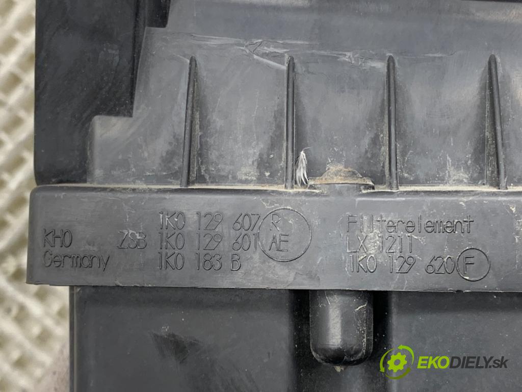 SEAT ALTEA nadwozie wielkoprzestrzenne (MPV) 2005 77 kW 1.9 TDI 1896 Obal filtra vzduchu 1K0129607R (Obal vzduchového filtra)