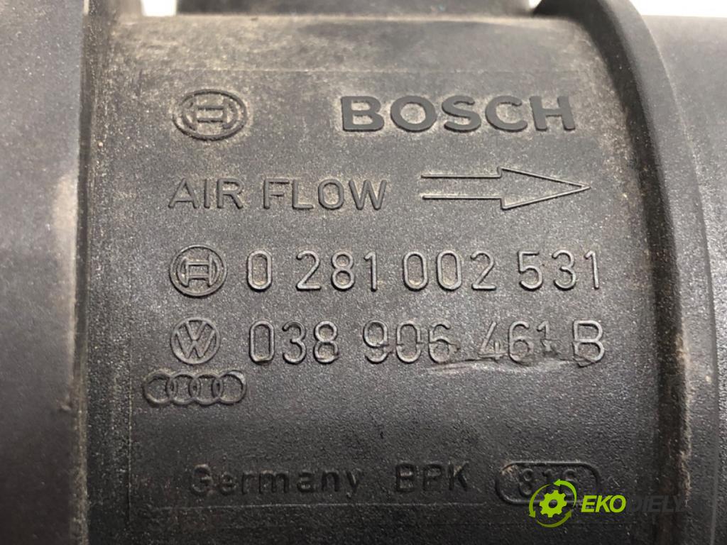 SEAT ALTEA nadwozie wielkoprzestrzenne (MPV) 2005 77 kW 1.9 TDI 1896 Váha vzduchu 038906461B (Váha vzduchu)