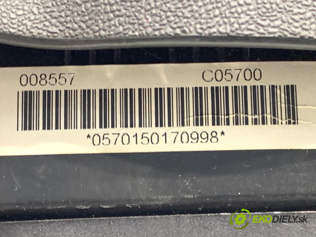 SEAT ALTEA nadwozie wielkoprzestrzenne (MPV) 2005 77 kW 1.9 TDI 1896 AirBag volantu  (Airbag)