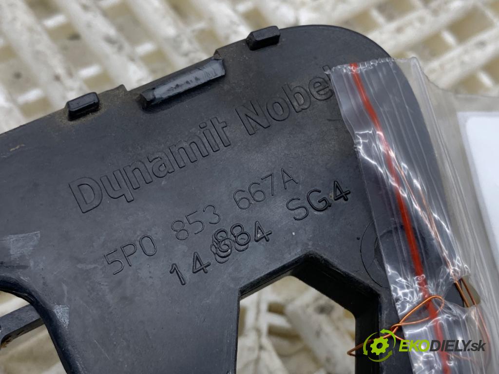 SEAT ALTEA nadwozie wielkoprzestrzenne (MPV) 2005 77 kW 1.9 TDI 1896 mří nárazníka přední část 5P0853667A (Přední mřížka (maska chladiče))