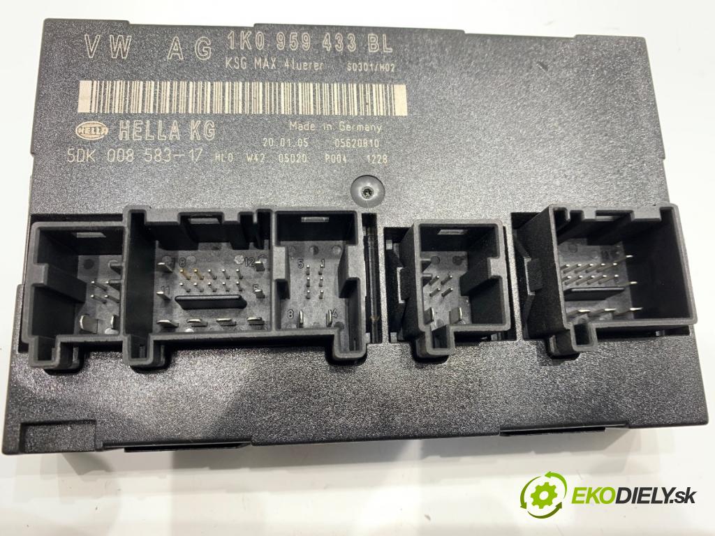 SEAT ALTEA nadwozie wielkoprzestrzenne (MPV) 2005 77 kW 1.9 TDI 1896 modul komfortu 1K0959433BL (Komfortní modul)