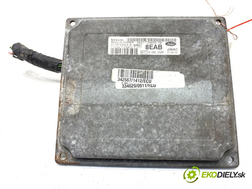 FORD FIESTA MK6 liftback 2007 51 kW 1.3 1299 riadiaca jednotka Motor 6S61-12A650-TB (Riadiaca jednotka)