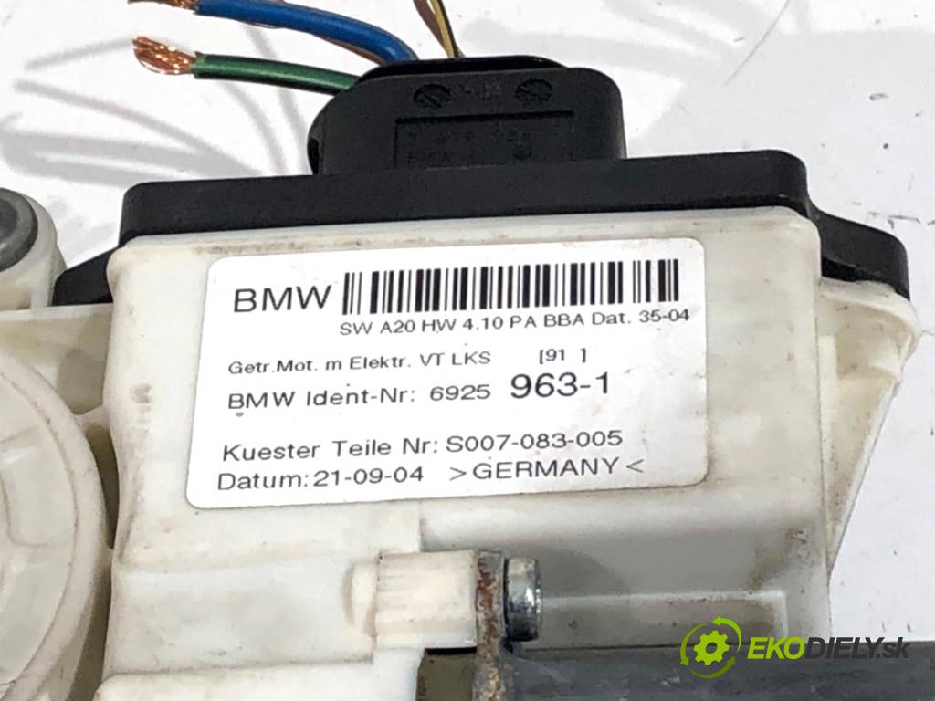BMW E83 SUV 2004 110 kW 2.0 d 1995 mechanismus okna levý přední část 0130822223