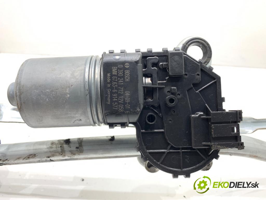 BMW E83 SUV 2004 110 kW 2.0 d 1995 Mechanizmus stieračov predný 6914577 (Motorček stieračov predný)