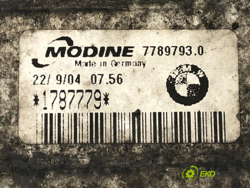 BMW E83 SUV 2004 110 kW 2.0 d 1995 intercooler 7789793 (Intercooler (chladič nasávaného vzduchu))