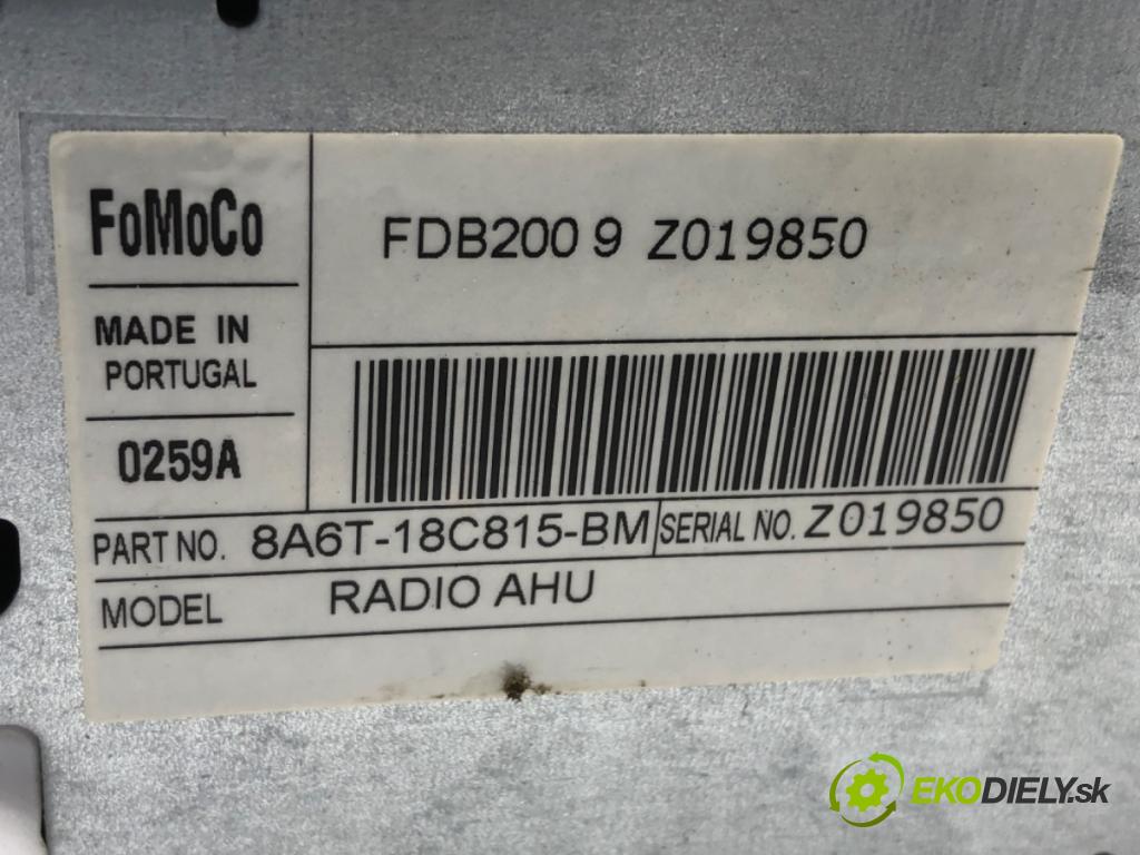 FORD FIESTA MK7 liftback 2009 71 kW 1.4 1388 RADIO 8A6T-18C815-BM (Audio zariadenie)
