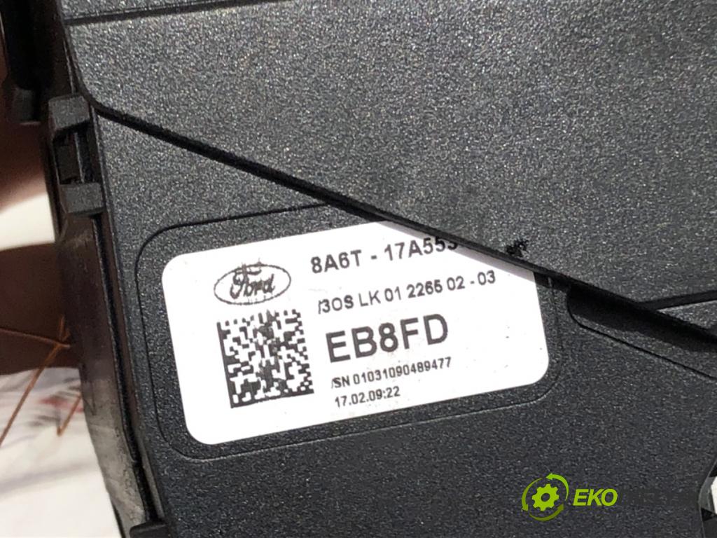 FORD FIESTA MK7 liftback 2009 71 kW 1.4 1388 Prepínač kombinovaný 8A6T-13N064-GD (Prepínacie páčky pod volantom)