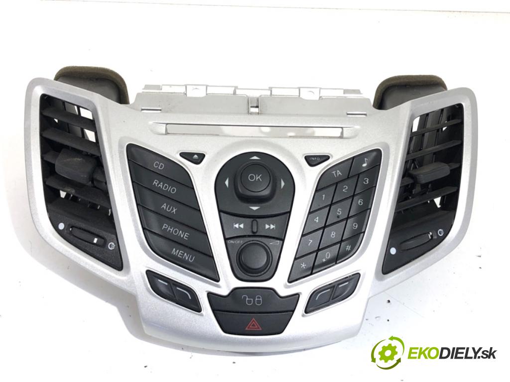 FORD FIESTA MK7 liftback 2009 71 kW 1.4 1388 Panel ovládania radia 8A6T18K811BD (Prepínacie páčky pod volantom)