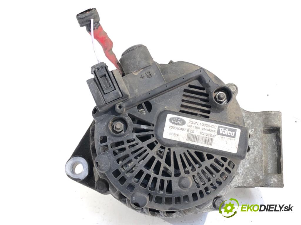 FORD FIESTA MK7 liftback 2009 71 kW 1.4 1388 Alternátor 7G9N-10300-CC (Alternátor)