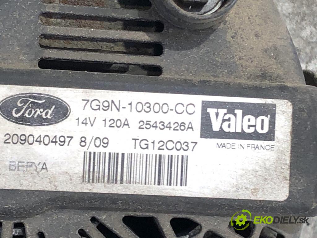 FORD FIESTA MK7 liftback 2009 71 kW 1.4 1388 Alternátor 7G9N-10300-CC (Alternátor)