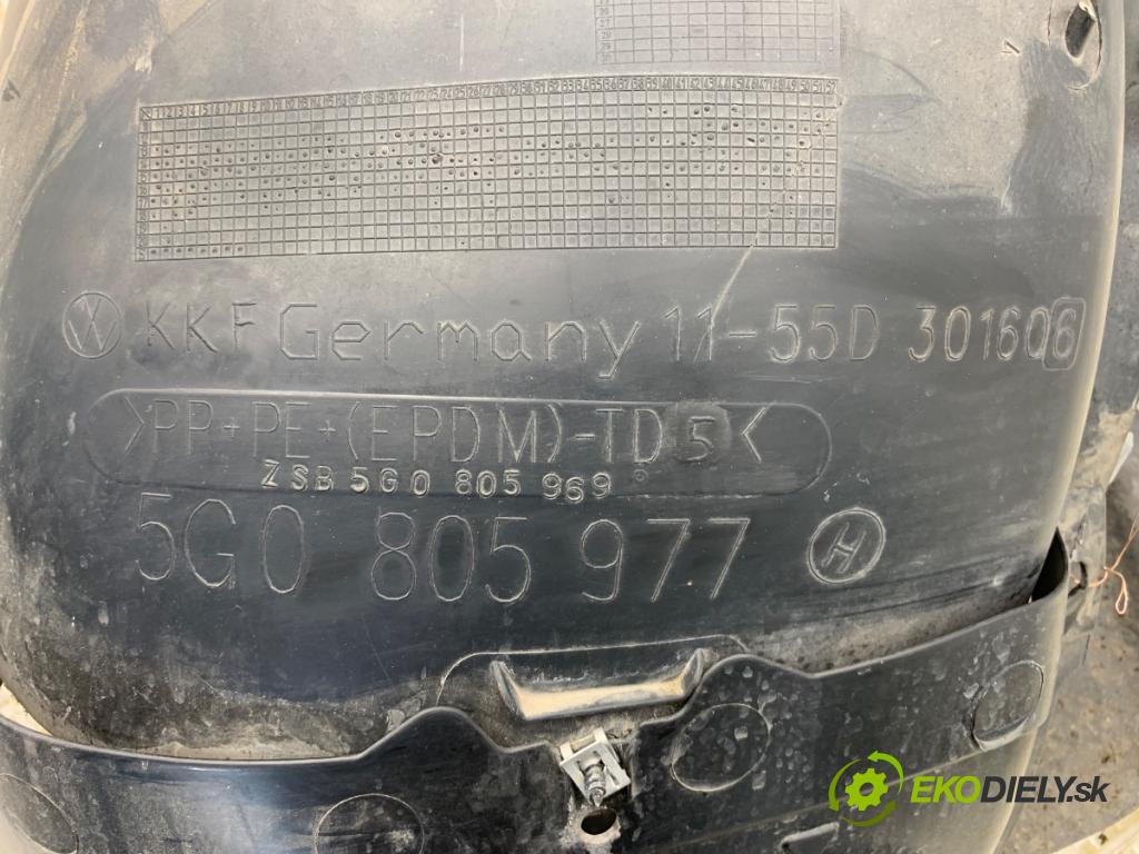 VW GOLF VII Kombi 2018 85 kW 1.6 TDI 1598 podblatník levý přední část 5G0805977H