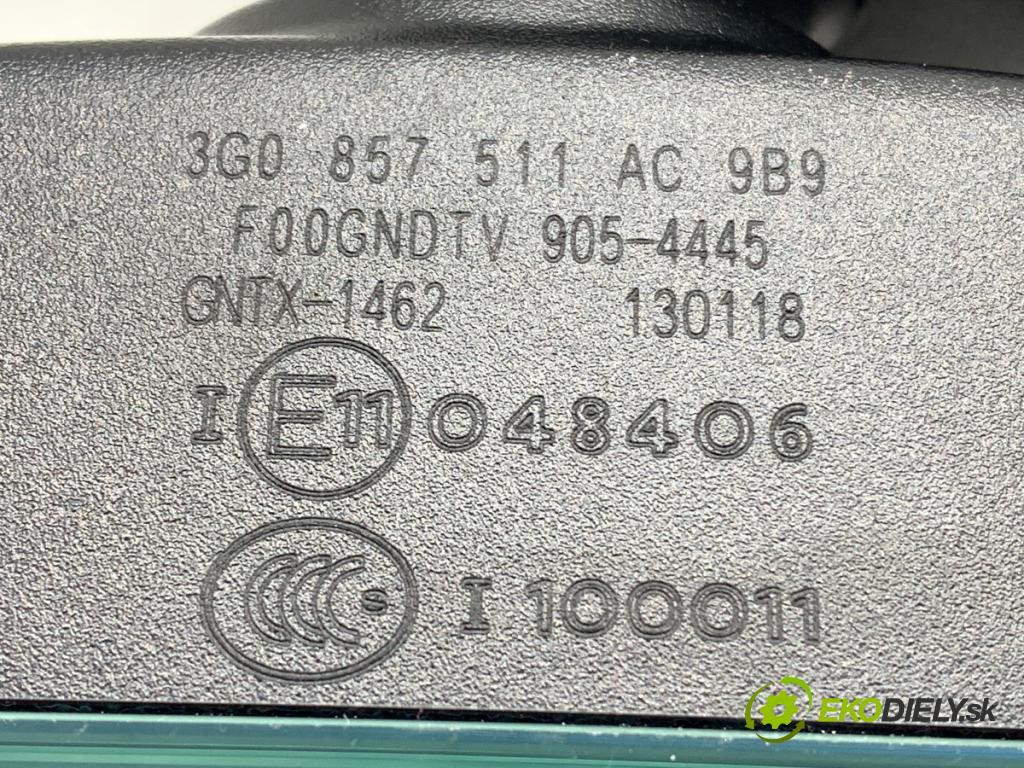 VW GOLF VII Kombi 2018 85 kW 1.6 TDI 1598 Spätné zrkadlo vnútorné 3G0857511AC (Spätné zrkadlo vnútorné)