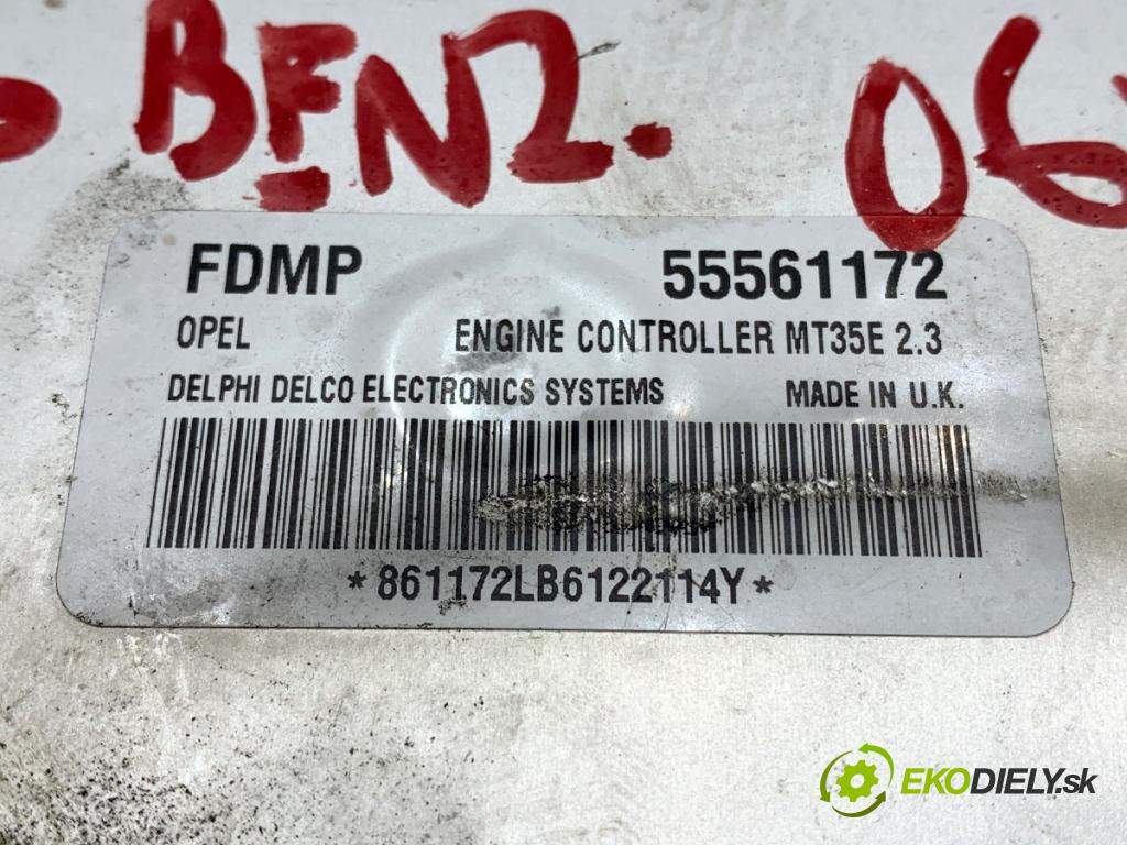 OPEL ASTRA H liftback 2006 77 kW 1.6 (L48) 1598 riadiaca jednotka Motor 55561172 (Riadiaca jednotka)