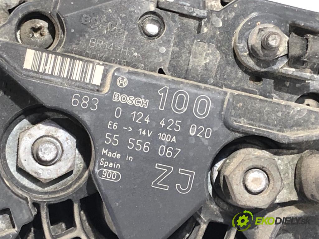 OPEL ASTRA H liftback 2006 77 kW 1.6 (L48) 1598 Alternátor 55556067 (Alternátor)