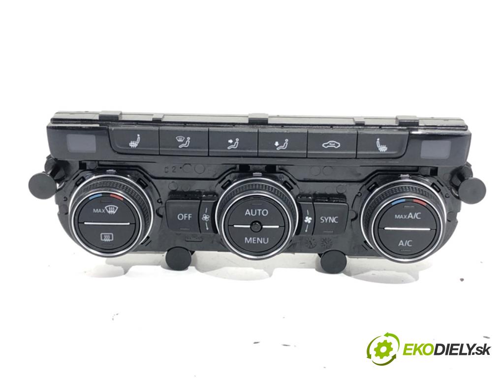 VW GOLF VII Kombi 2018 85 kW 1.6 TDI 1598 Panel ovládania kúrenia 5G0907044CF (Prepínacie páčky pod volantom)