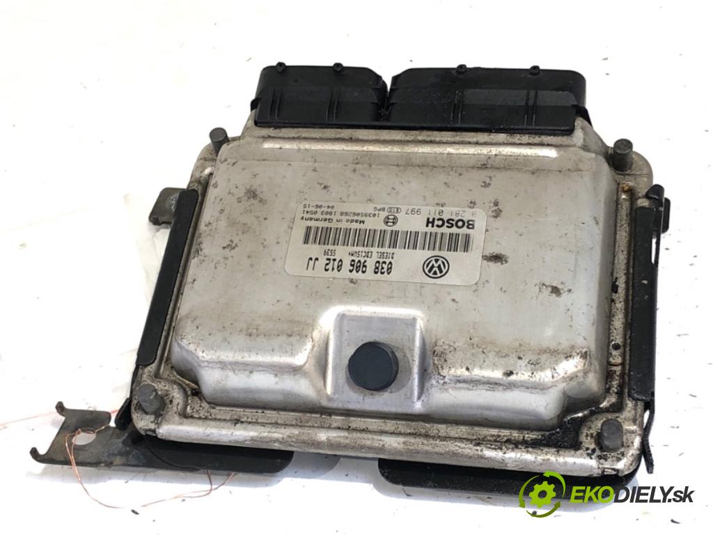 SEAT LEON I liftback 2004 81 kW 1.9 TDI 1896 riadiaca jednotka Motor 038906012JJ (Riadiaca jednotka)