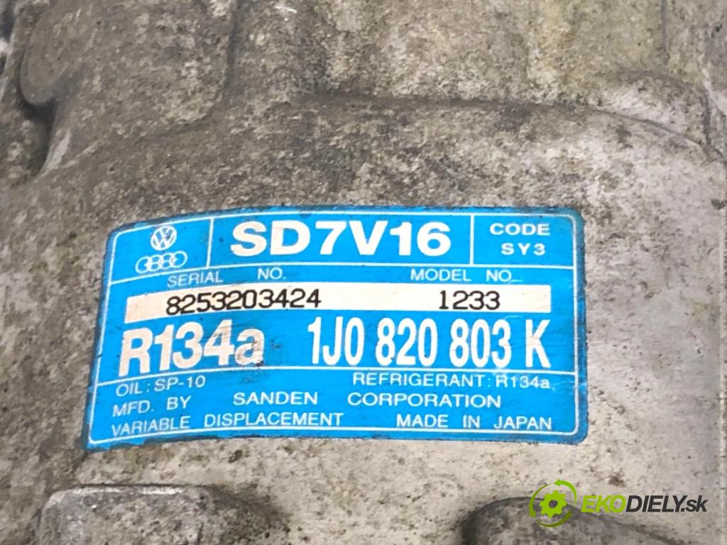 SEAT LEON I liftback 2004 81 kW 1.9 TDI 1896 Kompresor klimatizácie 1J0820803K (Kompresor klimatizácie)