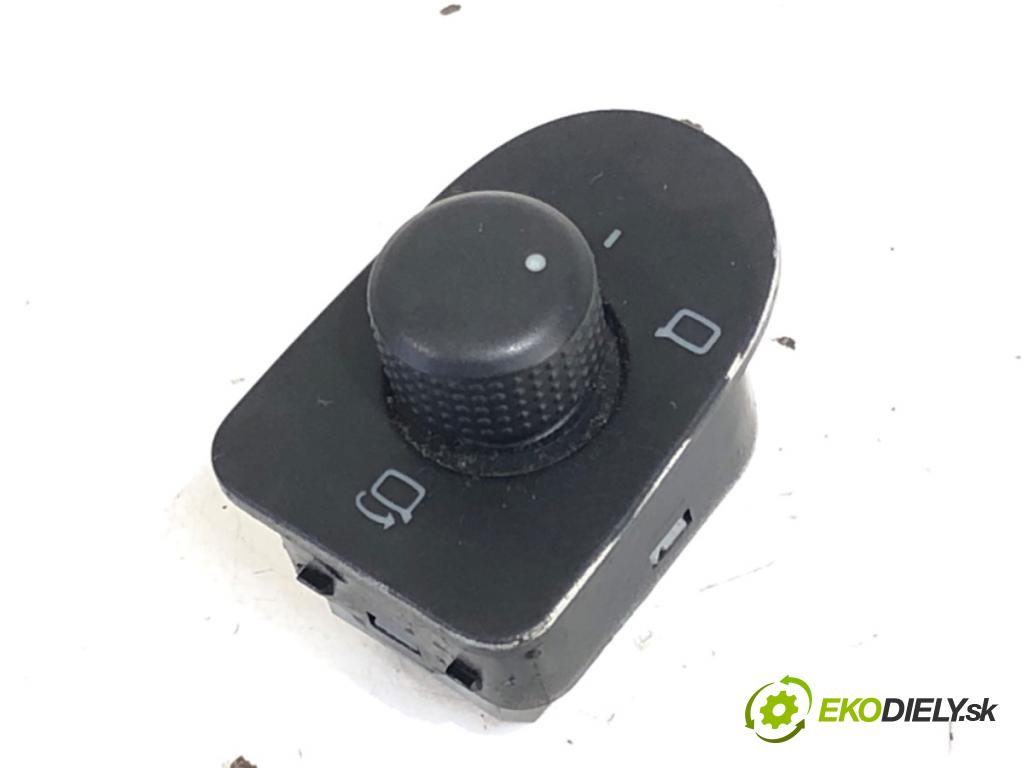 SEAT LEON I liftback 2004 81 kW 1.9 TDI 1896 Prepínač nastavenia spätných zrkadiel 1M1959565D (Prepínacie páčky pod volantom)