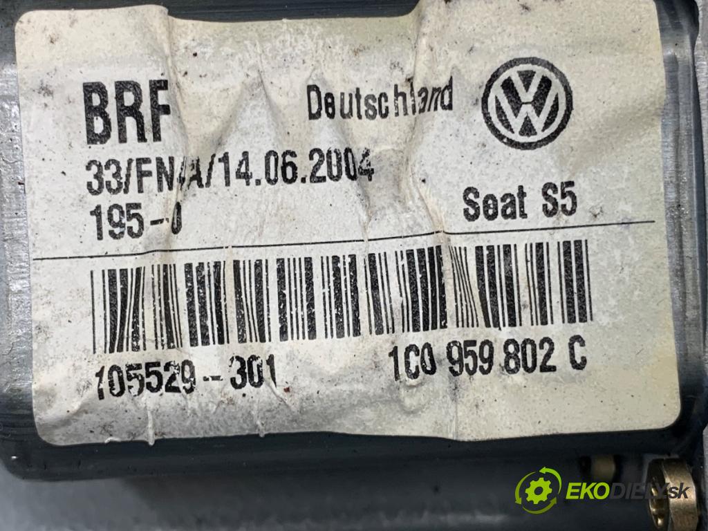 SEAT LEON I liftback 2004 81 kW 1.9 TDI 1896 mechanismus okna pravý přední část 1C0959802C