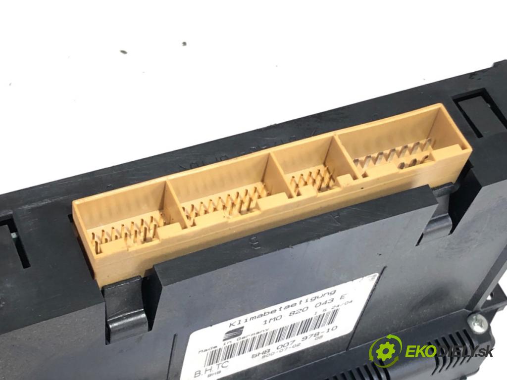 SEAT LEON I liftback 2004 81 kW 1.9 TDI 1896 Panel ovládania kúrenia 1M0820043E (Prepínacie páčky pod volantom)