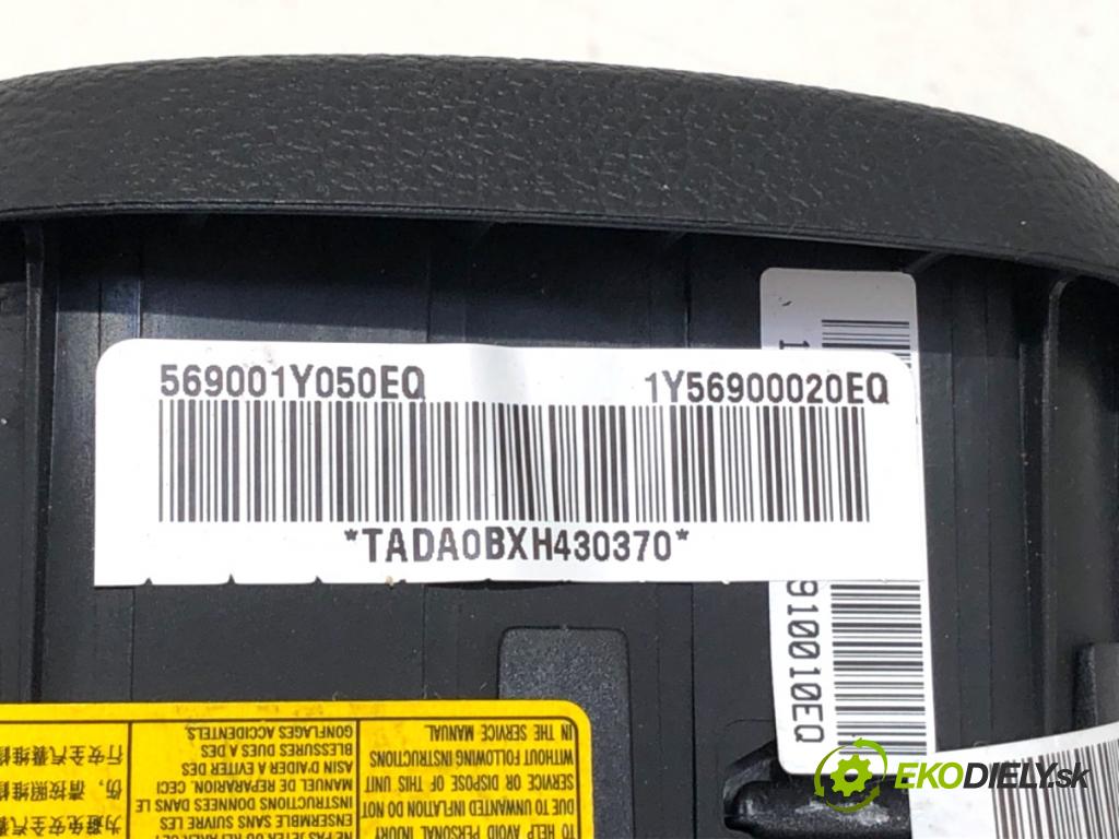 KIA PICANTO II liftback 2011 63 kW 1.2 1248 AirBag volantu 569001Y050EQ (Airbag)