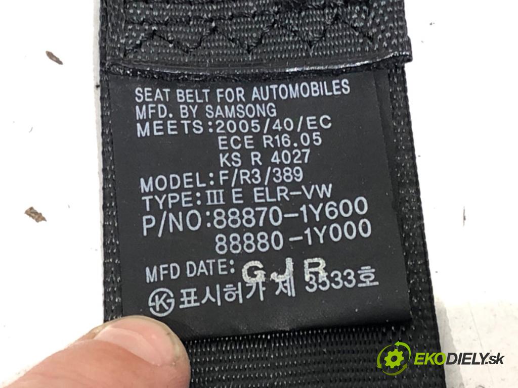 KIA PICANTO II liftback 2011 63 kW 1.2 1248 držák bezpečnost pravý přední část 88870-1Y600