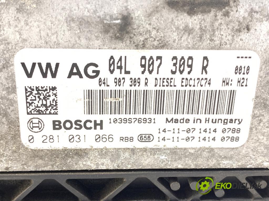 VW PASSAT B8 Kombi 2014 110 kW 2.0 TDI 1968 riadiaca jednotka Motor 04L907309R (Riadiaca jednotka)