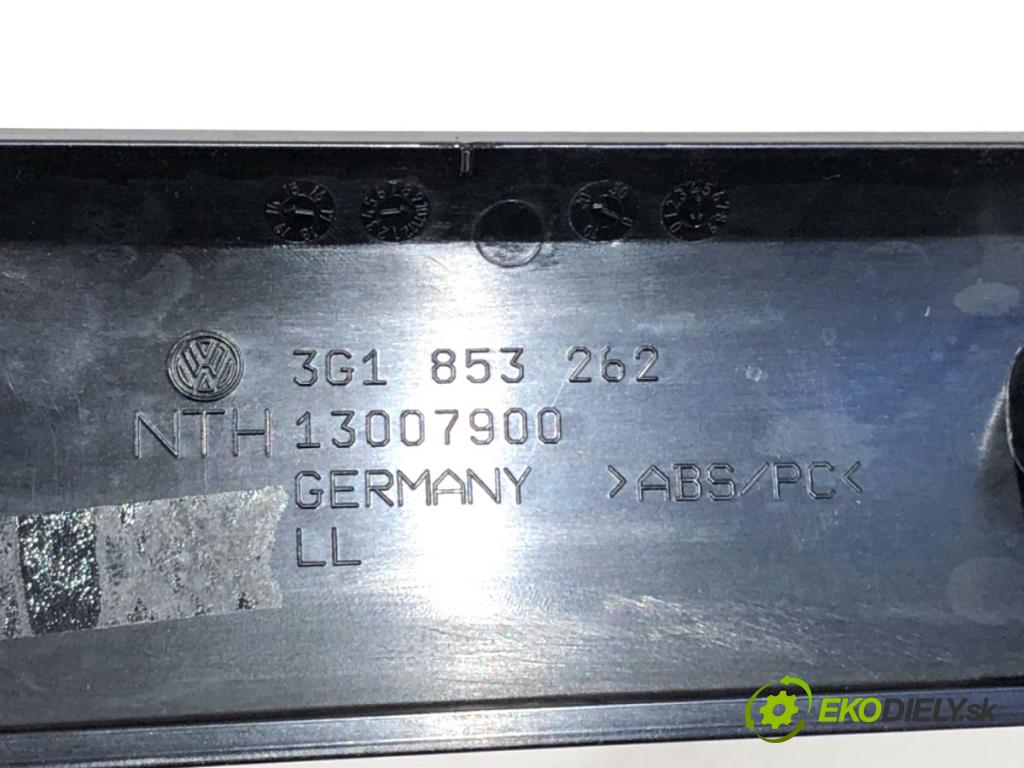 VW PASSAT B8 Kombi 2014 110 kW 2.0 TDI 1968 lišty kryt 3G1853262 3G1863099 (Lišta)