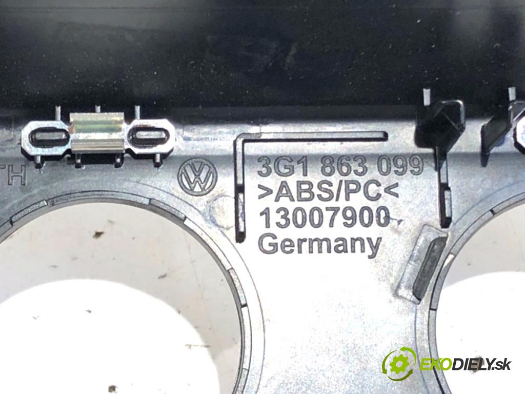 VW PASSAT B8 Kombi 2014 110 kW 2.0 TDI 1968 lišty kryt 3G1853262 3G1863099 (Lišta)