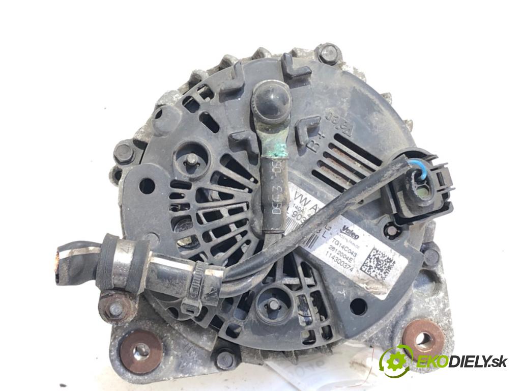 VW PASSAT B8 Kombi 2014 110 kW 2.0 TDI 1968 Alternátor 03L903023L (Alternátor)