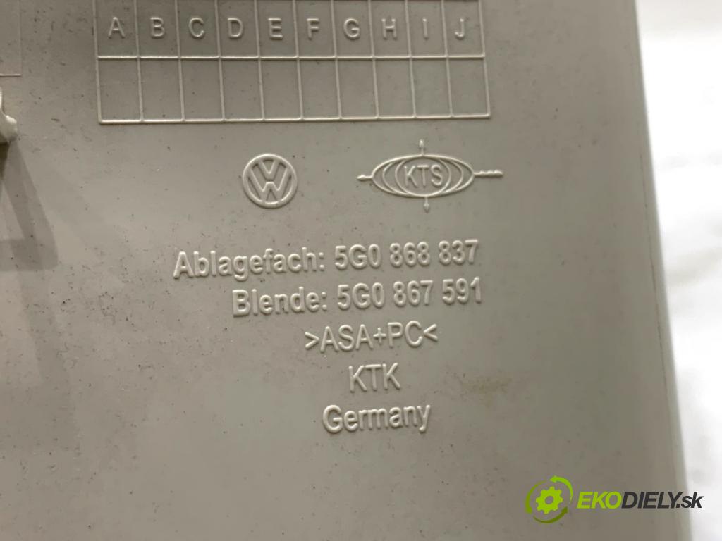 VW PASSAT B8 Kombi 2014 110 kW 2.0 TDI 1968 Priehradka, kastlík na skla 5G0868837