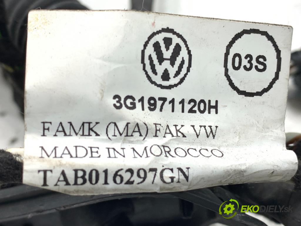 VW PASSAT B8 Kombi 2014 110 kW 2.0 TDI 1968 káblovačka dveře přední část levý 3G1971120H