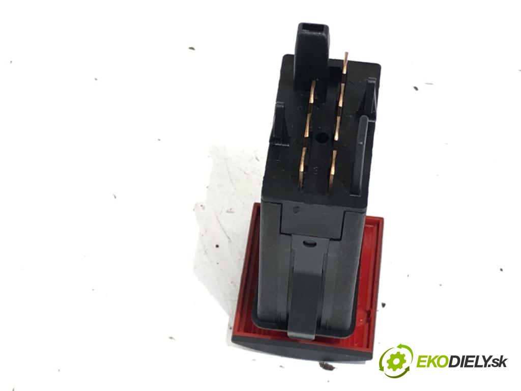 SEAT LEON I liftback 2005 77 kW 1.6 16 V 1598 Spínač svetiel výstražných (núdzových) 1M0941509B (Prepínacie páčky pod volantom)