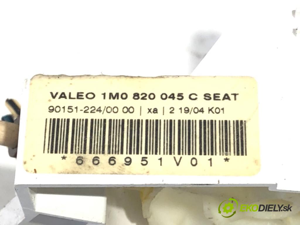 SEAT LEON I liftback 2005 77 kW 1.6 16 V 1598 Panel ovládania kúrenia 1M0820045C (Prepínacie páčky pod volantom)