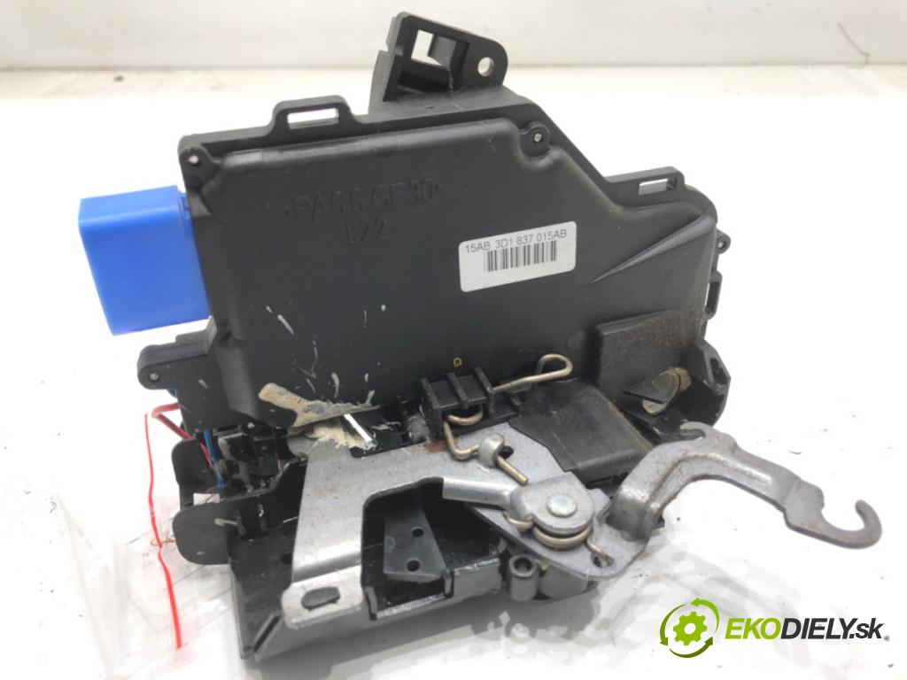 VW GOLF V liftback 2008 59 kW 1.4 16V 1390 zámok dveře levý přední část 3D1837015AB