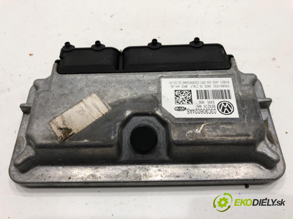 VW GOLF V liftback 2008 59 kW 1.4 16V 1390 riadiaca jednotka Motor 03C906024AS (Riadiaca jednotka)