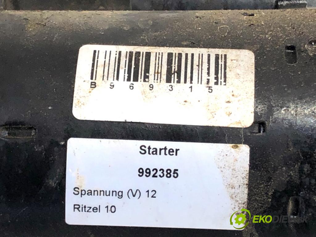 VW GOLF V liftback 2008 59 kW 1.4 16V 1390 Štartér (Štartér)