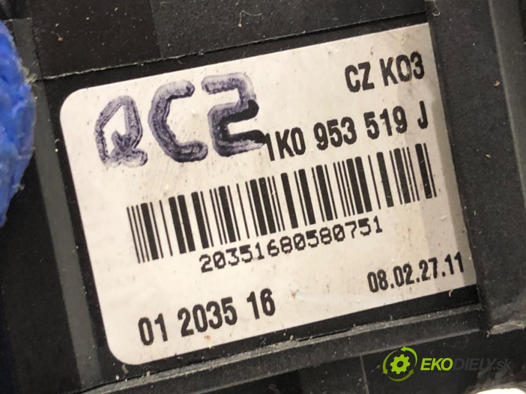 VW GOLF V liftback 2008 59 kW 1.4 16V 1390 Prepínač kombinovaný 1K0953503EP (Prepínacie páčky pod volantom)