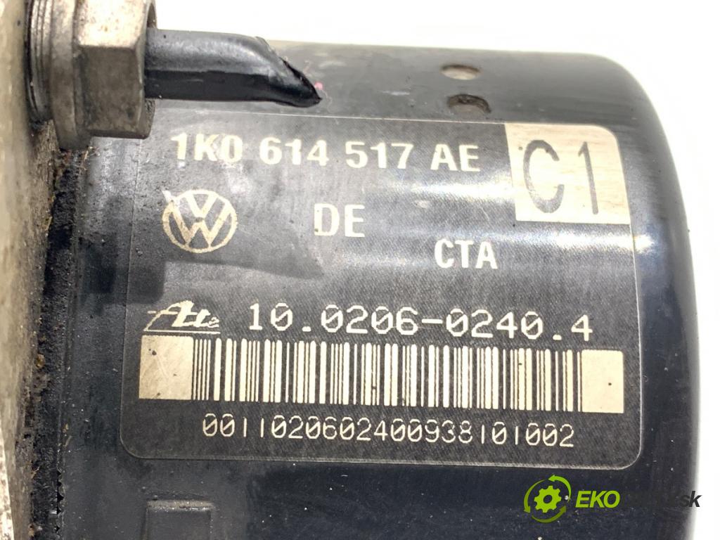 VW GOLF V liftback 2008 59 kW 1.4 16V 1390 Pumpa ABS 1K0614517AE (Pumpa ABS)