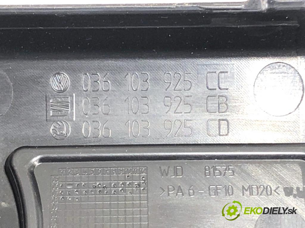 VW GOLF V liftback 2008 59 kW 1.4 16V 1390 kryt motora 036103925CC (Kryt motoru )