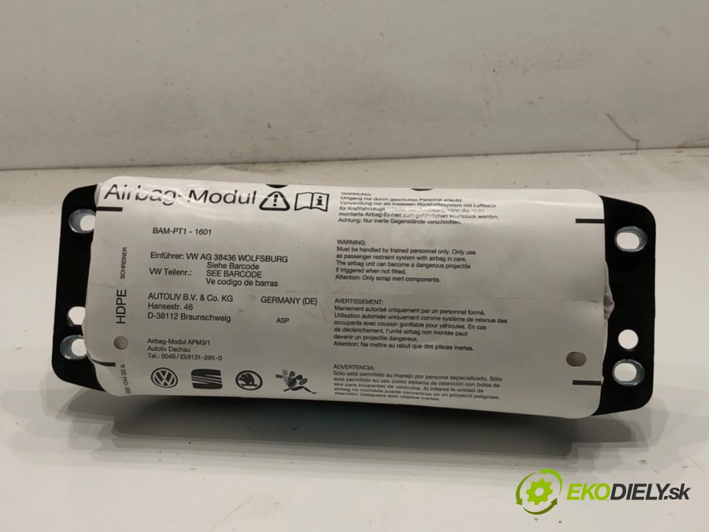 VW GOLF V liftback 2008 59 kW 1.4 16V 1390 AirBag spolujazdca 1K0880204L (Airbag)