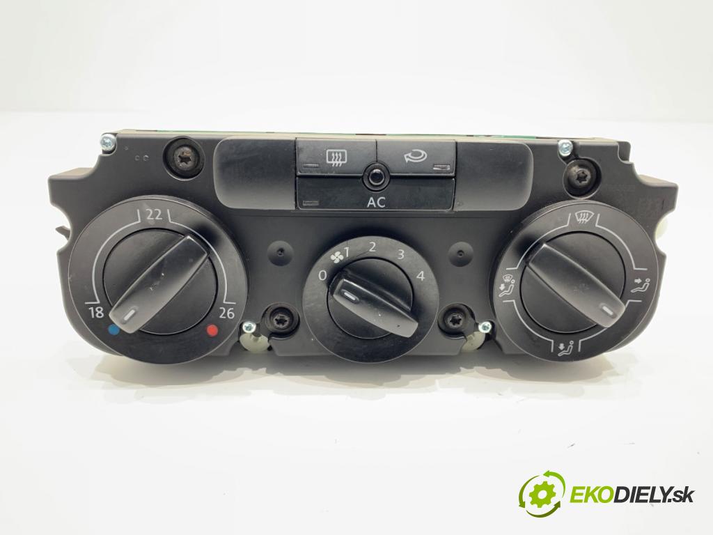 VW GOLF V liftback 2008 59 kW 1.4 16V 1390 Panel ovládania kúrenia  (Prepínacie páčky pod volantom)