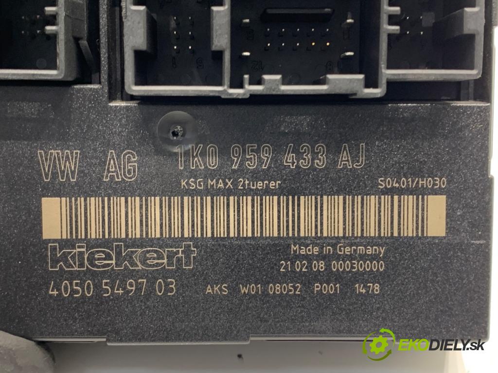 VW GOLF V liftback 2008 59 kW 1.4 16V 1390 Modul komfortu 1K0959433AJ (Modul komfortu)
